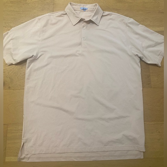 Genteal Other - Genteal Men's tan Striped Golf Polo Shirt XL VGUC